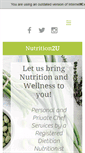 Mobile Screenshot of nutrition2u.com